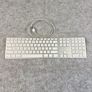 Genuine Apple Magic Keyboard w/ Numeric Keypad A1243 - Wired USB - Silver White